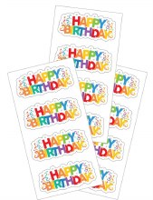 Sticker Sheet Happy Birthday