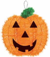 Pumpkin Decor Tinsel 13"x12"