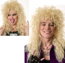 Wig Headbanger Unisex Blonde