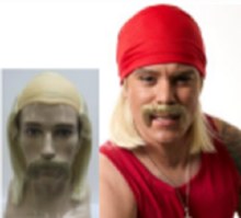 Wig Wrestler w/Bandana