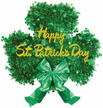 Shamrock Happy St Pats Tinsel