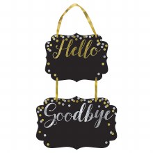 Hello & Goodbye ChalkboardSign