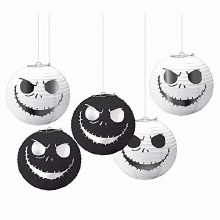 Nightmare Before Christmas Decorative Hanging Lanterns ~ 5 Pack