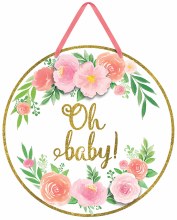 Floral Baby Sign