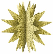 Centerpiece 3-D Starburst Gold