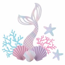 Shimmering Mermaids Wall Decor Kit