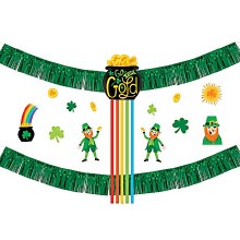 St. Patrick's Day Wall Decorating Kit ~ 15 Pieces