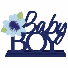 Baby in Bloom Stand Up Sign