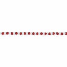Pom Pom Garland - Red & White