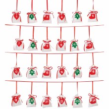 Christmas Advent Pouch Garland