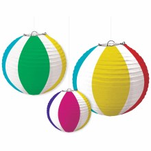 Pool Party Hanging Lanterns
