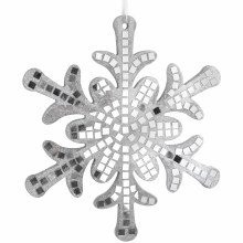 Sparkle Hanging Snowflake 14"