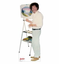 Bob Ross Painting Stand Up