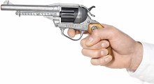 Pistol Gun Silver Nevada Western Style