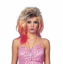 Wig 80's Glam Multicolor