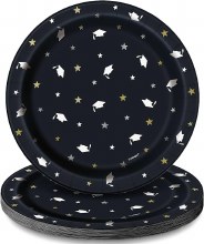 Grad Stars & Caps 7" Plates