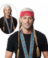 Wig Willie Mixed Grey Braided