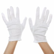 Gloves Cotton White