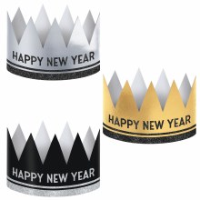 Crowns Happy New Year Paper 12pk
