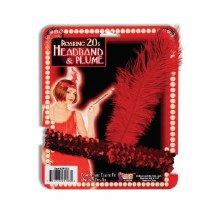 Headband Flapper Red