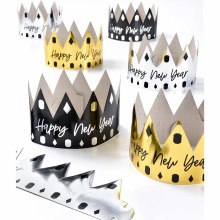 New Years Crowns - 12 pack