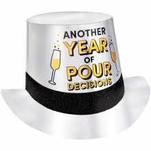 Silver Foil Top Hat Pour