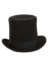 Hat Top Adult DLX Black