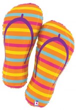 Summer Flip Flops Shape • Jumbo 30" Mylar Helium Balloon