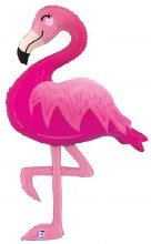Bird, Flamingo Classic Shape • Jumbo 44" Mylar Helium Balloon