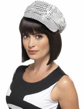 Silver Sequin Hat