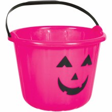 Trick Or Treat Pumpkin Pail ~ Pink