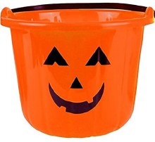 Trick or Treat Pumpkin Pail - Orange