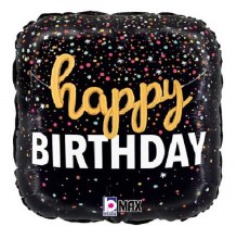 MYLR HB Balloon Script BK 18"