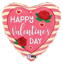 MYLR HVD Rose Stripes 18"