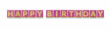 HBD Tissue Fringe Banner 11ft