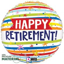 MYLR Retirement Stripes 18"