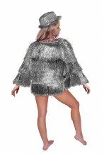 Jacket Tassel Silver Adult Lg