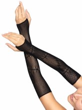 Fishnet Stitches Arm Warmer Gloves