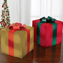 Gift Box Table Decorations 4pk