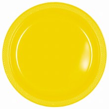 SchoolBusYellow 7" Pl Plates