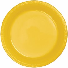 SchoolBusYellow 10in Pl Plates