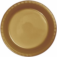 Glittering Gold 7" Pl Plates