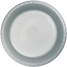 Shimmering Silver 7" Pl Plates