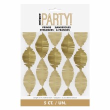 Fringe Crepe Gold 6ft 5pk