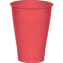 Coral 12oz Plastic Cups 20ct