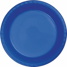 Cobalt 7" Pl Plates 20ct