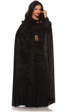 Velvet Cape with Collar