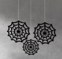 Classic Halloween Spiderweb Fans