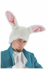 White Rabbit Plush Hat