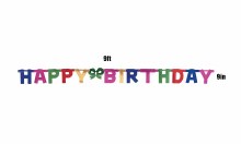 Banner HBD Jointed LG 9ft